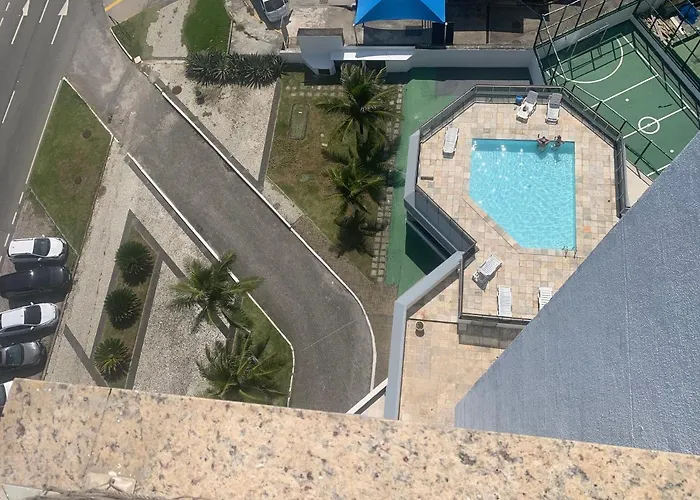 Apart hotel em frente à praia da Barra da Tijuca, vista total para o mar Rio de Janeiro